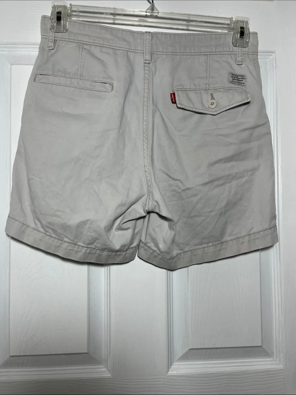 Levi's Light Khaki Cotton Chino Shorts